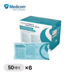 메디컴 라텍스 수술용장갑 셈퍼메드 슈프림 플러스 서지컬장갑 50페어 6박스 : 남자선물천국