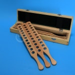 납품전문 나무 손잡이 Retinoscopy 랙 세트 55 렌즈 5 행 디옵터 케이스 포함 최고 품질 인증 | 리셋 : 신정종합상사E-1