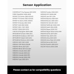 MORESENSOR 시그니처 시리즈 315MHz TPMS 타이어 공기압 센서 4팩 | 일부 270개 이상의 일본 브랜드 모델을 위한 사전 프로그래밍... 