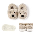 미소 25겨울 해피멍멍이슈즈 털슬리퍼 : 유니유니옷장