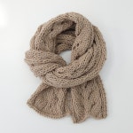 [DIY패키지] 볼륨하트목도리 (도안, 참고영상 포함) 푼토어게인 대바늘 겨울 목도리 : 소심뜨개샵