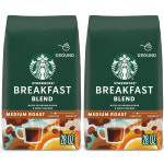 Starbucks Ground Coffee 스타벅스 그라운드 커피 미디움로스트 브렉퍼스트 블렌드 793g 2개 : 럭스브리지
