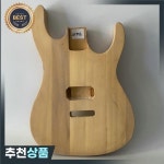 솔리드 바스우드 천연 색상 미완성 ST 기타 바디 6 현 커스텀 픽업  브리지 트레몰로 DIY 교체 페인트 없음 jB996 : 제이케이12.