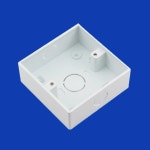 86형 벽면 표면 장착형 오픈형 하단 박스 접속함 868632mm PVC 1개 흰색 : 대지종합유통