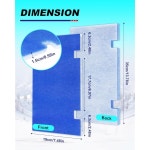 도메틱 3313107.103 및 3105012.003 및 3104928.019와 호환되는 AutoEC MERV 6 등급 RV AC 필터 교체, 우수한 공기 투과성, 14 X7.5... 