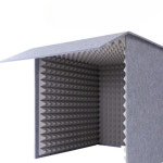 소형 방음부스 개인방송 1인 연습실 녹음 스튜디오 내부 노래방 색상 가정용 노래 : OUR컴퍼니