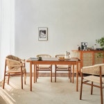 NEW 중화식 심플 등나무 식탁 현대 호환 튼튼 의자 조합 가정용 소형 아파트 애쉬 우 : 주-대흥물산