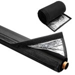 Nkii Quen 3겹 HVAC 구리 파이프 단열 커버, 72x10.2인치 600D 옥스포드 AC 파이프 단열 커버, 중앙 에어컨 미니 스플릿용 유연한 구리 라인... 