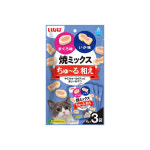 [TSC-181] 이나바 챠오츄르 고양이 간식 져키 야끼믹스 츄르범벅 참치+오징어, 30g, 1개 : 에이플러스 주식회사