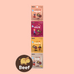 러봉 산책간식 한입 쏙 트릿 간식 강아지 훈련/칭찬/노즈워크용 소고기, 88g, 1개 : 사료왕