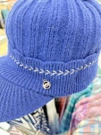 [크로커다일레이디] 앙고라 혼용 니트 캡모자 네이비 CLDW-H1208 : 세이브존상동크로커다일레이디