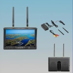 LCD5802D 5802 5.8G 40CH 7 인치 Raceband FPV 모니터 800x480 Multicopte 용 DVR 내장 배터리 비디오 화면 포함 : 바다글로벌22