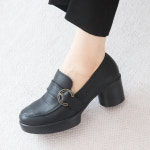 지쎄 수제화 엄마신발 엄마구두 무지외반 발볼늘림 4cm G4678 : 미즈걸