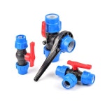 PVC PE 튜브 탭 물 스플리터 플라스틱 퀵 밸브 커넥터 정원 농장 관개 수도관 피팅 20mm 32mm : 뉴렉스