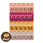 러봉 산책간식 한입 쏙 트릿 간식 강아지 훈련/칭찬/노즈워크용 소고기, 88g, 5개 : 사료왕