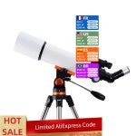 50080 야외 달 별 관찰을 위한 전문 250배 천문 망원경 : 쑈룸25