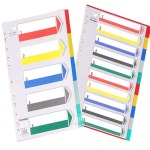 정장군디자인 A4 파일 컬러 인덱스 컬러인덱스책갈피 인덱스디바이더 서류정리구분인덱스 : 정장군스토어