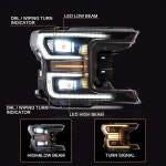 있는 순차적 블랙 플래티넘, F150 플러그 XLT, 시그널이 턴 포드 2019년형 헤드램프, VLAND 프론트 라리아트, 플레이 랜치, 앤 2020... 