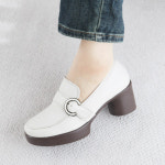 지쎄 수제화 엄마신발 엄마구두 무지외반 발볼늘림 4cm G4678 : 미즈걸