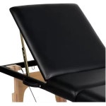 접이식 마사지 침대 스파 장비 휴대용 나무 미용실 페이셜 테이블 : 무강 인터내셔널