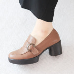 지쎄 수제화 엄마신발 엄마구두 무지외반 발볼늘림 4cm G4678 : 미즈걸