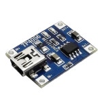 USB 온도센서모듈 기능 이온 5V 있는 TYPE 보드 기능이 이중 충전기 모듈 1A 18650 충전 보호 TP4056 : TTagent