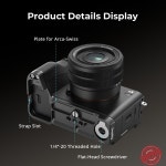 SmallRig L자형 마운트 플레이트 실리콘 핸들 소니 알파 7C II Arca-Swiss 퀵릴리즈 4797 : 해외직송마켓98