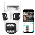 3채널 실외 CCTV 외부 감시카메라  IP카메라 방범용 매장 농막  CCTV 무선 와이파이 : 아이카코리아