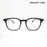 [PROJECT NINE] 프로젝트나인 안경 블랙 사각 뿔테 PN-4005C 3(54mm) : 서독옵티크