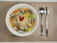 맛있는 별미 쫄깃한 도톰한 부드러운 대용량 캠핑 칼국수 생면 1kg 업소용 가정용 : 유정 식품