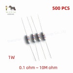 500pcs 1W 5% 금속 산화물 필름 저항기 0.1R ~ 10M 옴 탄소 : 리치상사17