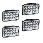 아무니선 닷 켄워스 T600 T800 / 피터빌트 357 378 379 H4651 H4652 H4642 H6545 H4656 H4666 직사각형 헤드라이트 하이 및 로우 빔 4PC... 