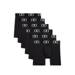 2(X)IST 남성(X) 스포츠 6팩 복서 브  1 6pk Black X-Large : 리븐스토어