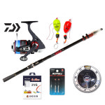 다이와 3000릴+파도기1-530 좌대 방파제 초보 입문용 바다 릴 찌 낚시대 세트 : 홈앤피싱