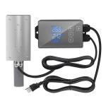 스마트 온도 컨트롤러(32-302 F 조절 가능)를 갖춘 120V 100W 전기 열 자석 히터, 실시간 온도 및 시간을 위한 LCD 디스플레이, 자동차, 트럭... 