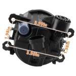 2015-2020 #68256470AA CH2592152 운전석 또는 조수석 측면 안개등 어셈블리를 위한 고아모터스 주행 교체 : 더앨리쉬컴퍼니