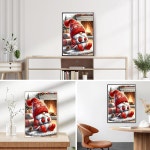Chirstmas Gnome 다이아몬드 페인팅 키트, 초보자를 위한 5D Diamond Art DIY 풀 드릴 점 그림 공예 홈 월 장식 12 x 16 인치 G4772-US... 