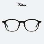 페이크미 안경 소호 soho BSV 블랙 다각 스퀘어 얇은 코받침 뿔테 데일리 패션 : 세컨아이즈