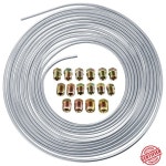 OD 자동차 롤 튜브 코일 수리 키트 나사 캡 포함 니켈 브레이크 파이프 편리한 25 7.62m 와이어 호스 릴 3/16 인치및 1/4인치 : 원픽글로벌98