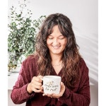 데이스프링 - 스튜디오 71 휴식 공간 만들기 영감을 주는 세라믹 머그잔, 16온스, 흰색(J4675) : 스텔라74