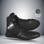 피스트레이지 복싱 슈즈 경량 극세사 가죽 킥복싱 훈련 및 격투 부츠 프로 파이터와 메시 : 리븐스토어