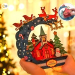 크리스마스무드등 키트 LED 종탑 만들기 고급형 초등 학생 선물 : 달콩 마트