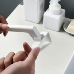 싱크대액세서리 수건 걸이 문 수건 바 교수형 홀더 ABS 욕실 주방 캐비닛 걸이 선반 찬장 문 : 시온Zion 홈가전점