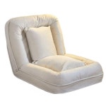 1인용 빈백소파 미니쇼파 집순이 등받이 화이트 좌식 의자 : 메니메르마켓