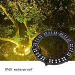 1개 LED 트리 정원 조명 공원 조경 골판지 램프 야외 IP65 RGB 24V 220V 가제보 파티오 마당용 : 포리식스코퍼레이션