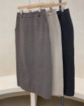 (세일)온리엘 울 롱 H라인 스커트fw : 모벌리