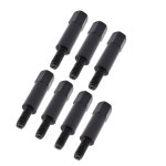 7 PCS/세트 블랙 커버 볼트 세트 지프 AMC L6 스틸 2pc 밸브 커버 홀드 다운 키트는 199 232 258 엔진 64-90 CJ5 CJ7에 적합합니다... 