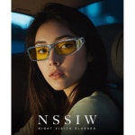 NSSIW 야간 투시 안경 여성 오버더글라스 운전용 눈부심 방지 편광 랩어라운드 : 미네베