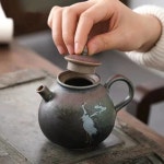 가마는 화려한 학으로 변신하여 상서로움을 선사 서부 찻주전자 거친 도자기 Crane Water Drop Pot : 올비즈마켓