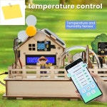 Keyestudio 아두이노 및 스크래치 프로그래밍 프로젝트용 IOT 스마트 농장 키트, DIY 센서 성인 청용 스템 교육 세트 : 영지화학사